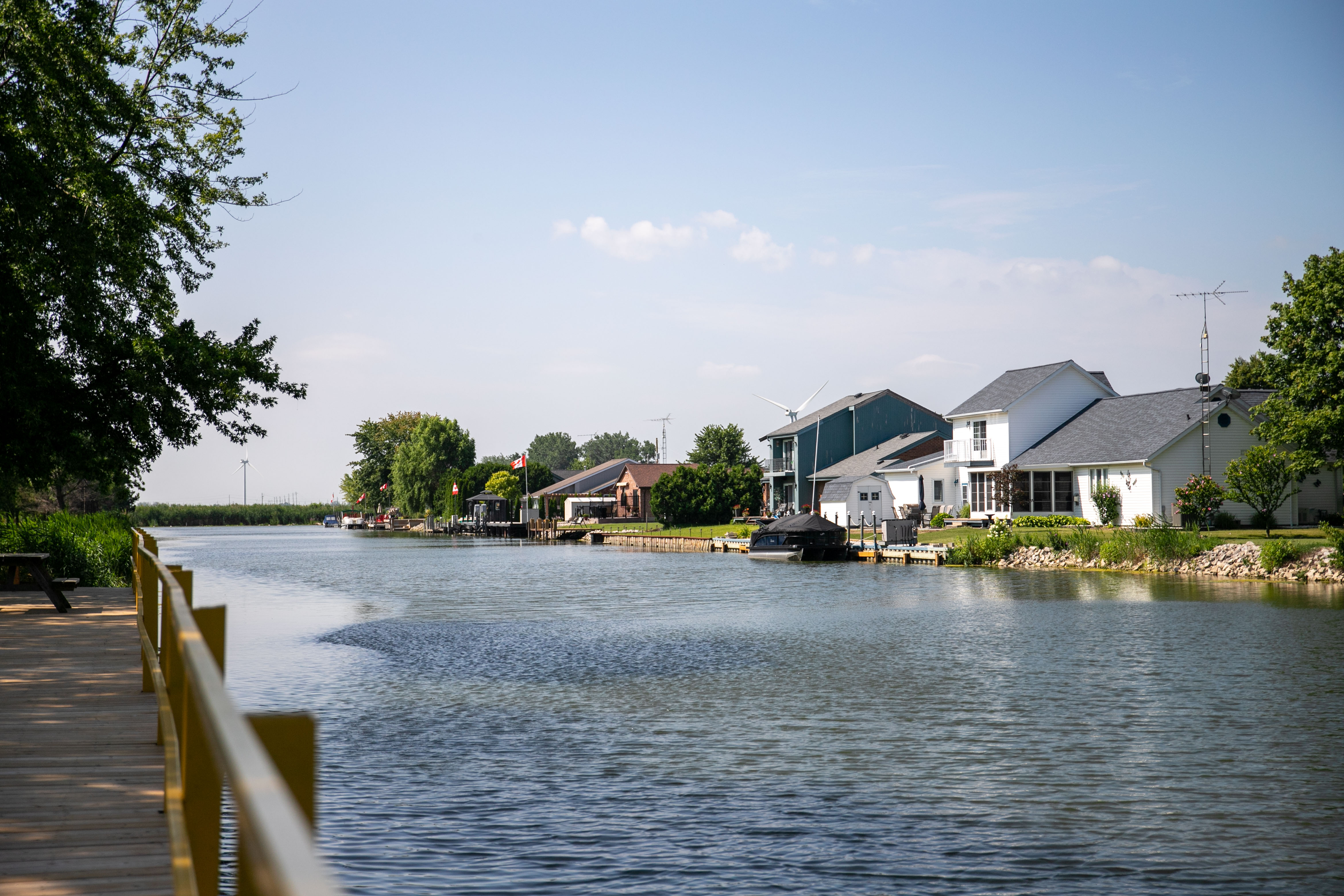 Homes in Lighthouse Cove. 